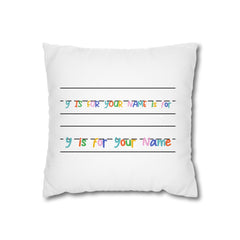 Y is for Your Name Pillow