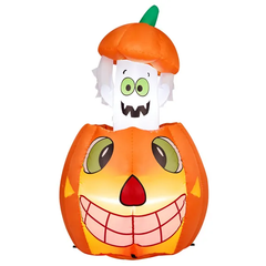 2.8 ft inflatable pumpkin ghost 2.8 Ft