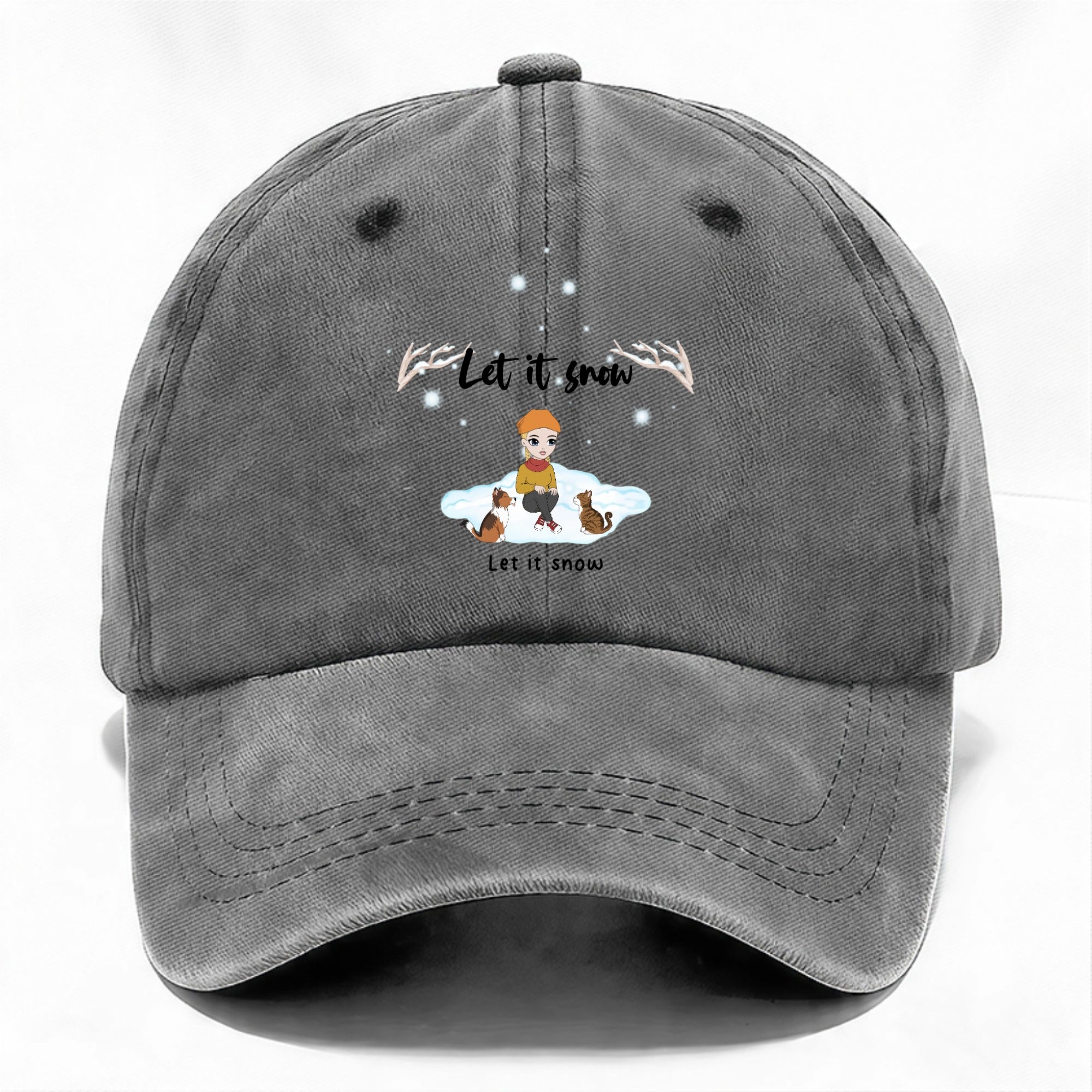 Custom Let it snow Cap