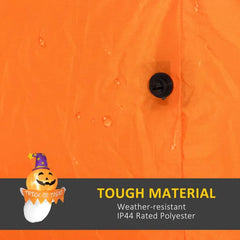 Orange face ghost window inflatable - product photo 4 of 6