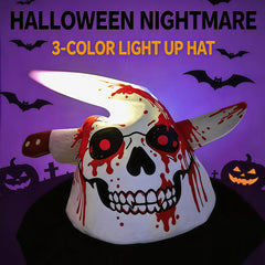 Halloween electric light-up hat, witch's hat for decoration, an interesting prank gift