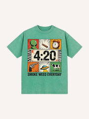 Cows and Aliens Became Good Friends Print Short Sleeve