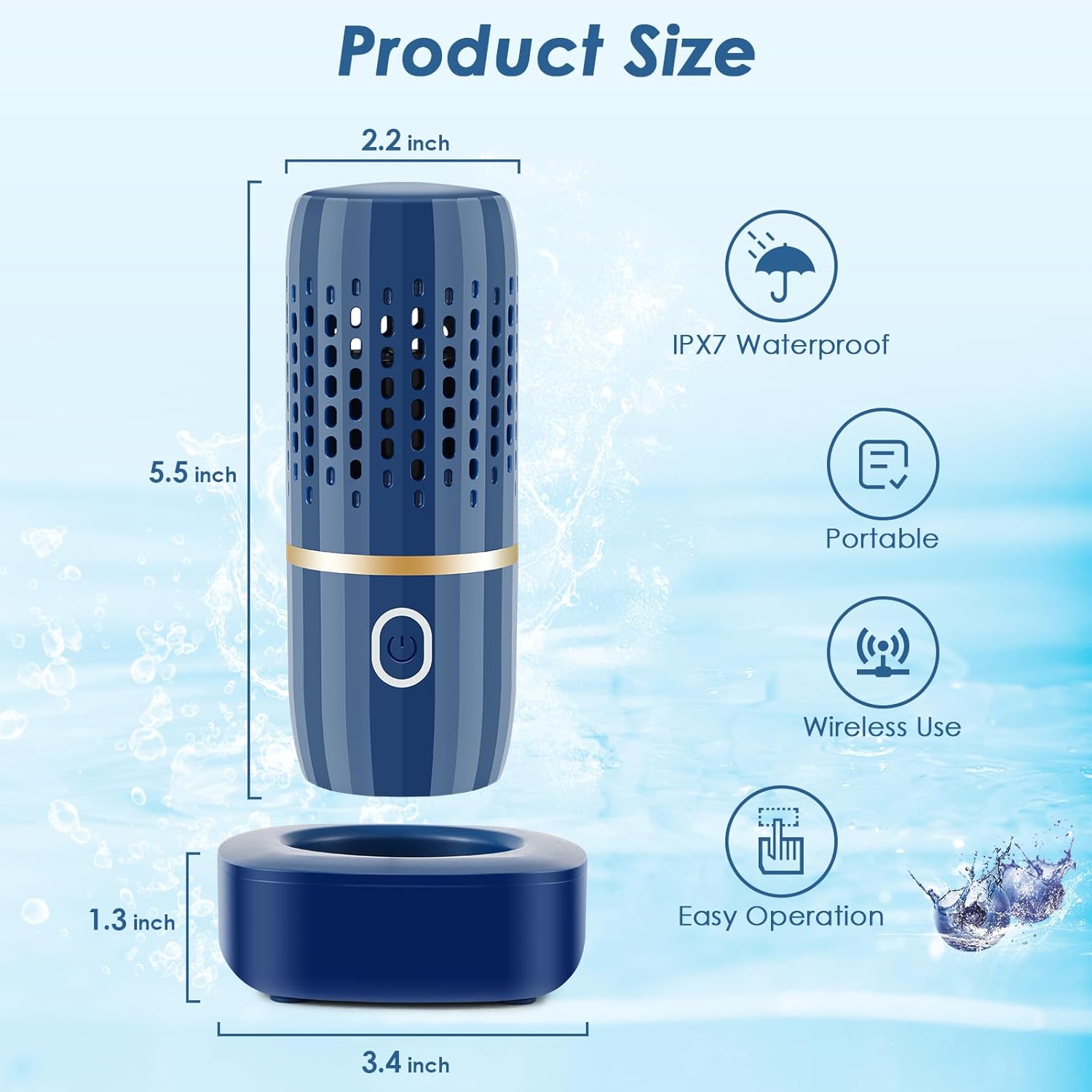 Wireless Fruit & Vegetable Cleaner | 99.9% Sterilization Produce Wash