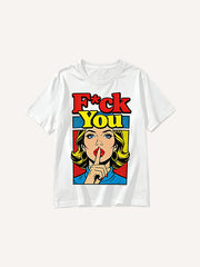Shut Up Comfort Printed Summer Short Sleeve
