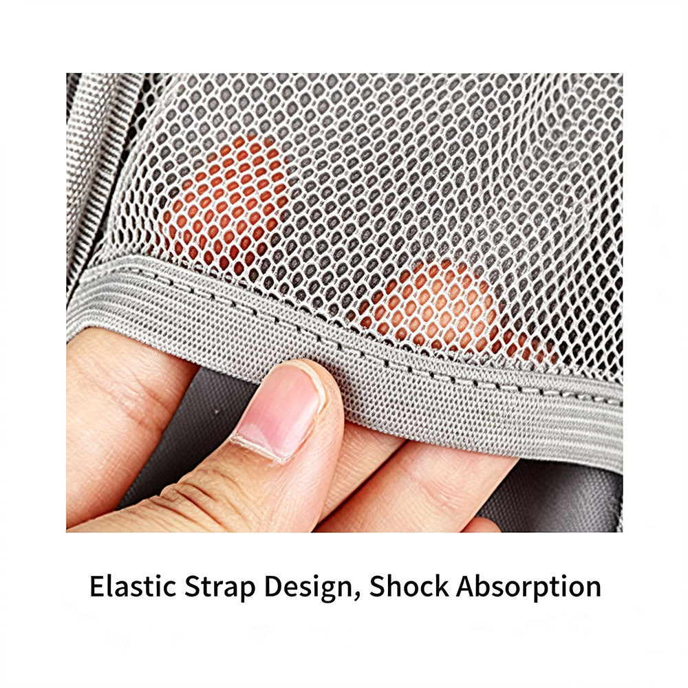 Personalized custom-made printed storage bag, double zipped travel cable storage bag, used for storing USB C cables, mobile power banks and headphones.