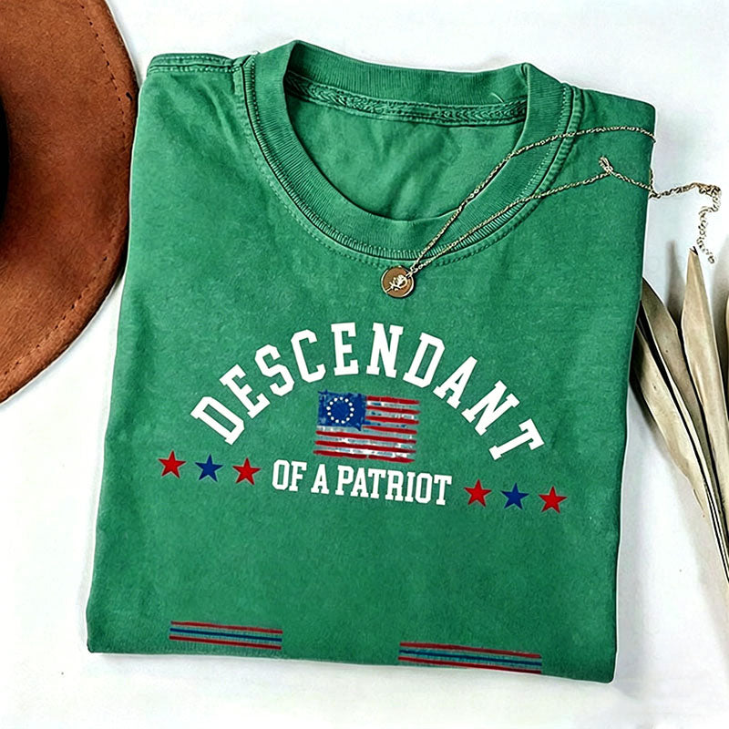 Personalized Descendant of a Patriot TShirt, Daughters of the American Revolution, Sons of the American Revolution Shirt