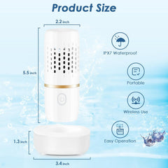 Wireless Fruit & Vegetable Cleaner | 99.9% Sterilization Produce Wash
