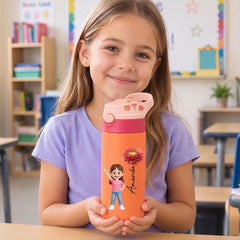 Custom Kids Insulated Water Bottle - Personalized Back To School Gifts For Kids - New Year New Adventures