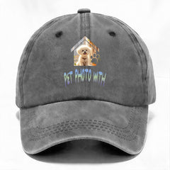 Pet Photo with name in Gradient Finish