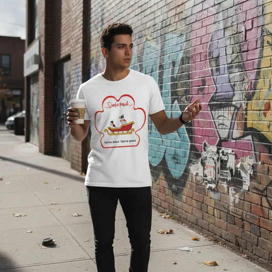 Custom Santa paws T-shirts