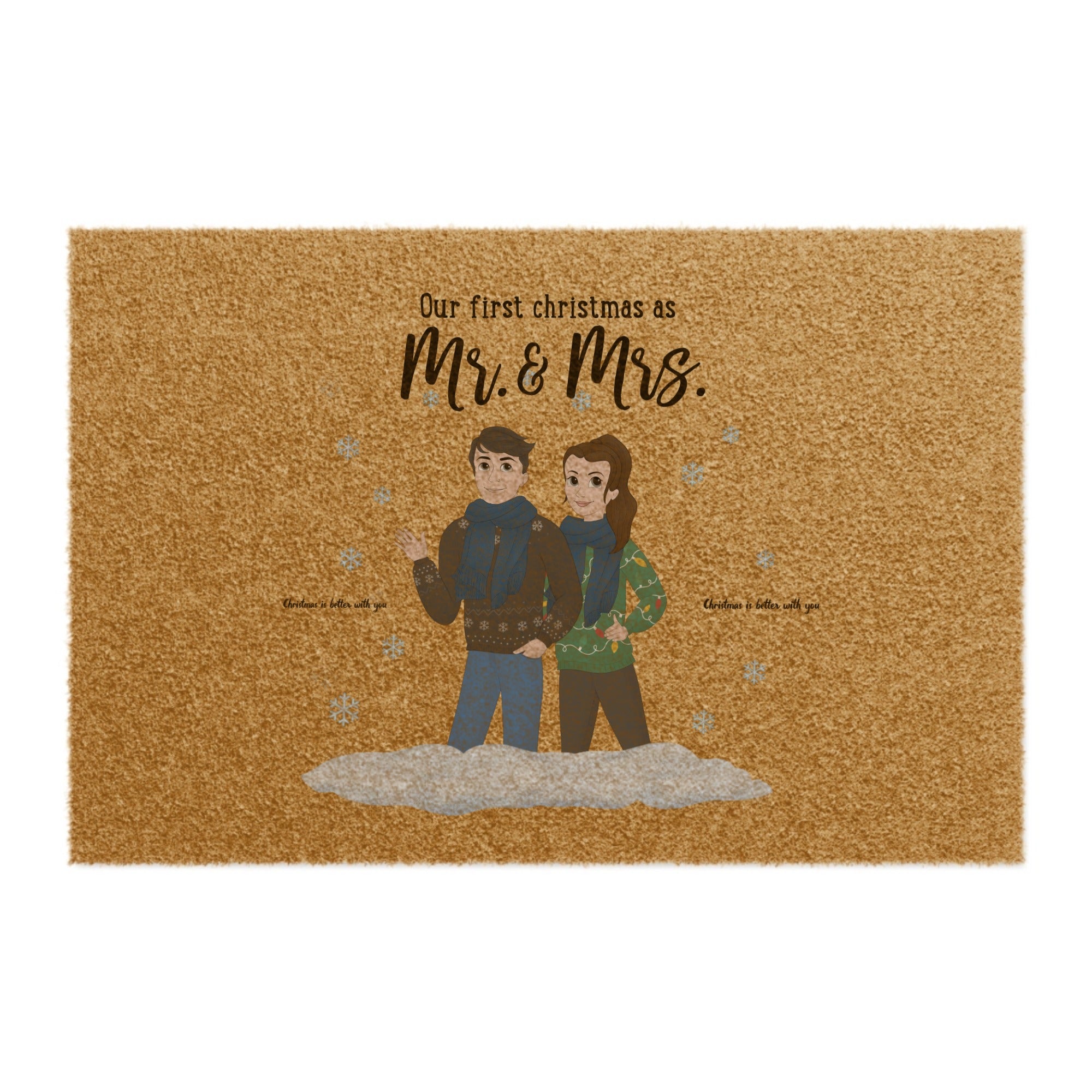 Christmas is better with you Doormat