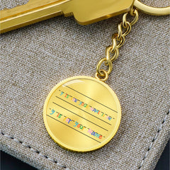 Y is for Your Name Keychain