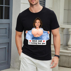 Customized Sexy & Humorous Couple Avatars on Personalized T-Shirts