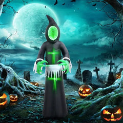 8 ft inflatable mirror face ghost - product photo 6 of 6