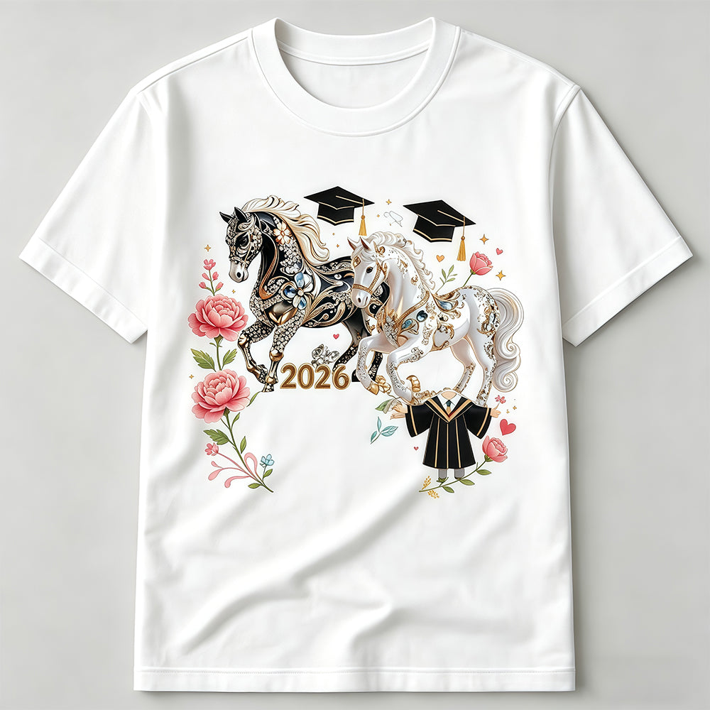 Personalized Custom T-Shirt with Photo & Slogan – Picture T-Shirt Gift for Birthdays and Anniversaries