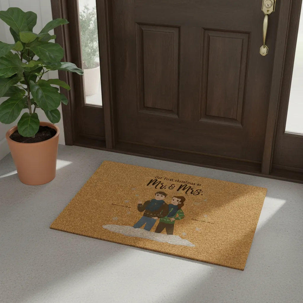 Christmas is better with you Doormat