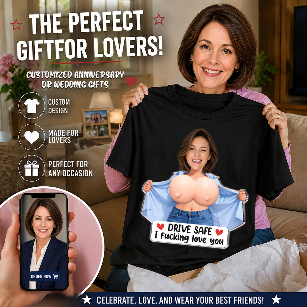 Customized Sexy & Humorous Couple Avatars on Personalized T-Shirts