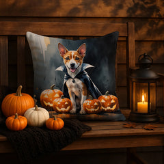 basenji halloween throw pillow with insert - product photo 5 of 8