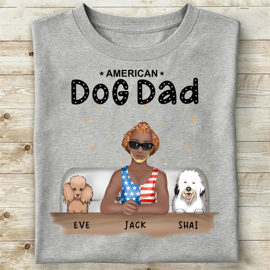 Custom The Puppy and Dad T-shirts