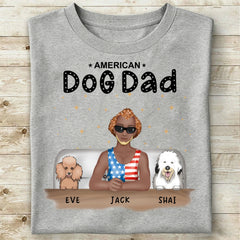 Custom The Puppy and Dad T-shirts