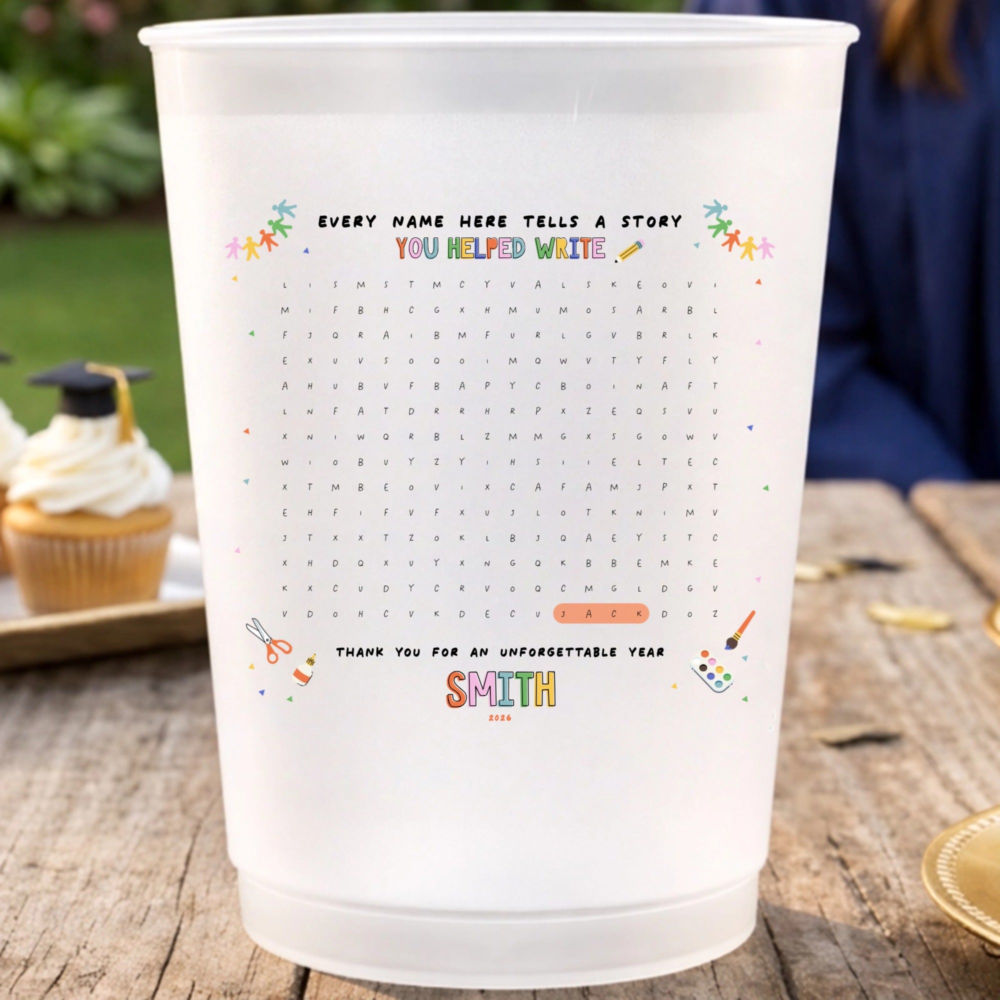 Custom Every name here tells a story Plastic Cups