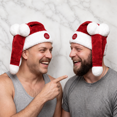 Bouncy wiggly tail Christmas hat - product photo 3 of 4