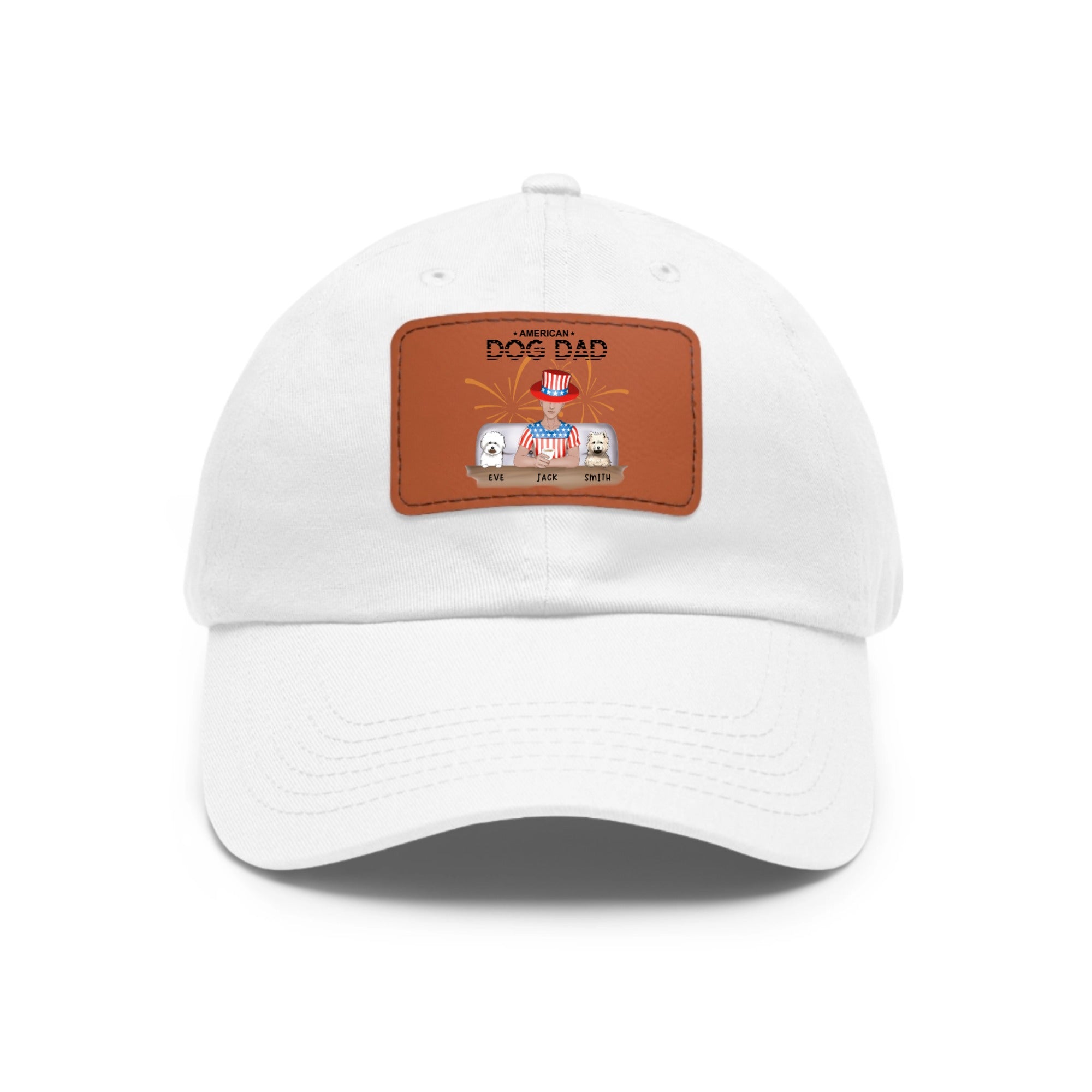 Dad Hat with Leather Patch cap