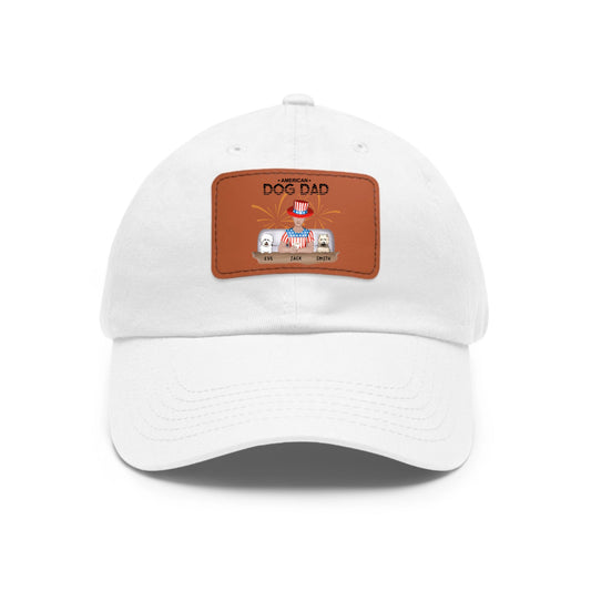 Dad Hat with Leather Patch cap