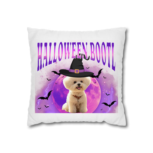 Halloween Bootleg Pet Portrait Pillow