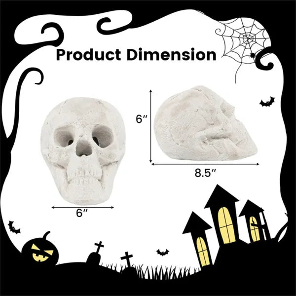 Ceramic fire pit skull - product photo 10 of 12