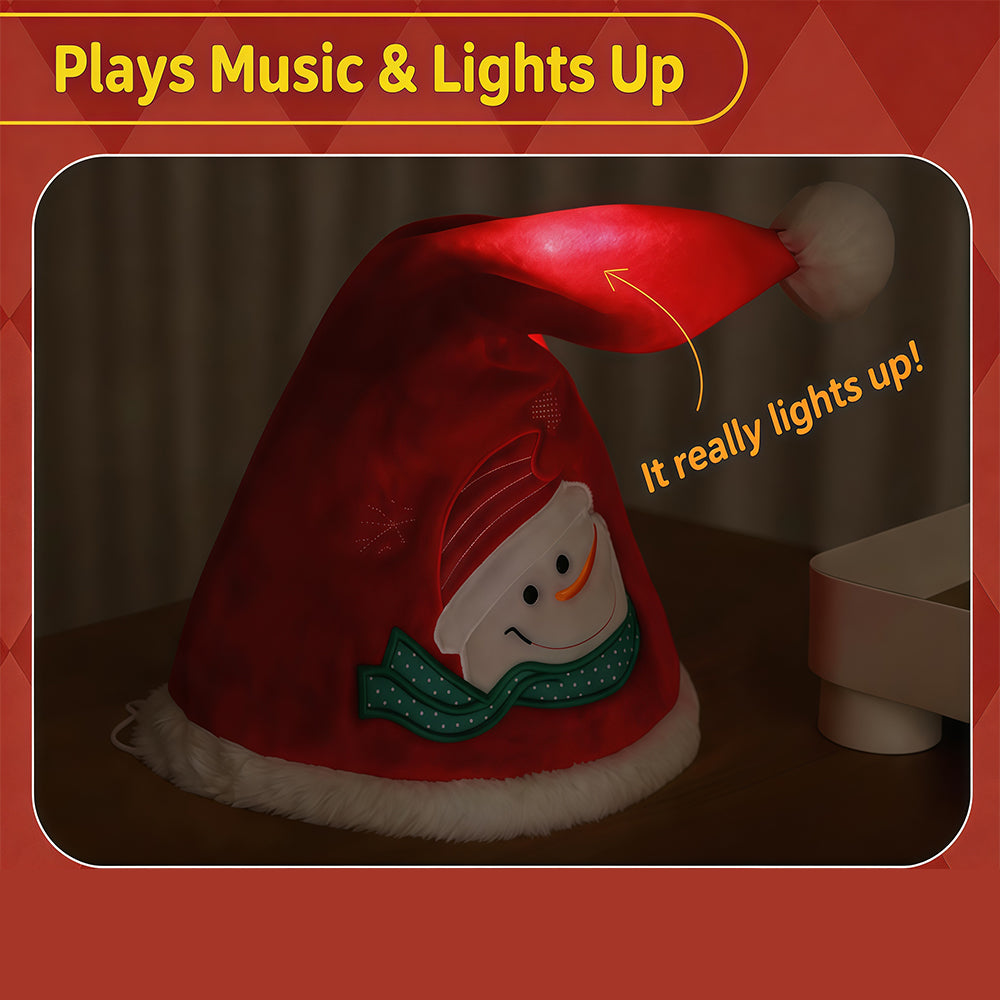 Music swaying like a Christmas hat, an interesting festive gift