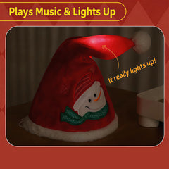 Music swaying like a Christmas hat, an interesting festive gift