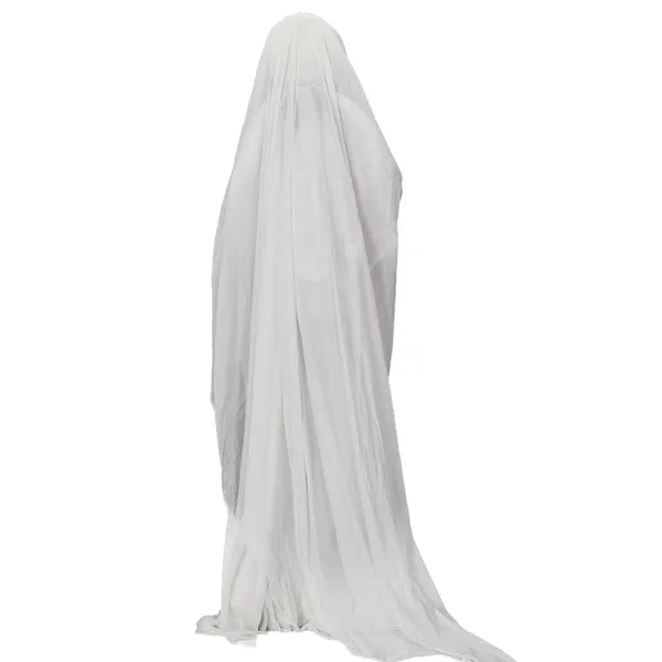 4.3 ft sound activated standing animatronic ghost with a trident - product photo 4 of 6