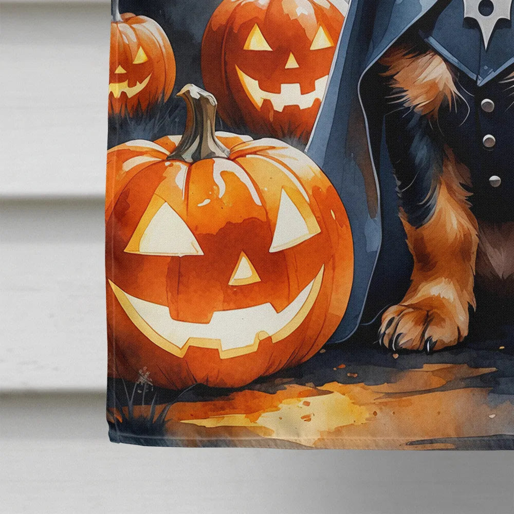 miniature pinscher puppy halloween house flag - product photo 4 of 8