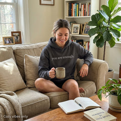 Dear Person Behind Me,the World Is A Better Place,with You In It,love,the Person In Front Of You,Women's Plush Letter Printed Kangaroo Pocket Drawstring Printed Hoodie Unisex Trendy Hoodies