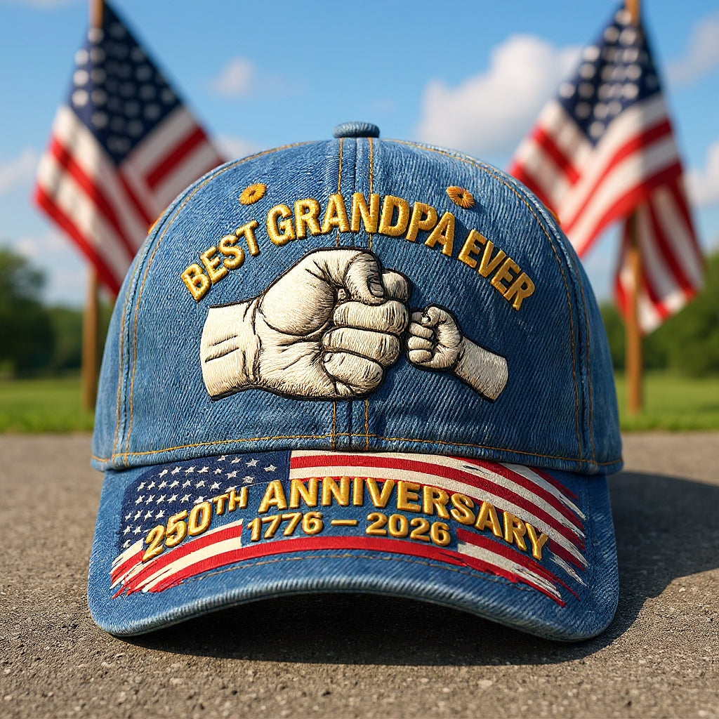 250th Anniversary Military Cap - Personalized Gift For Veteran Classic Cap
