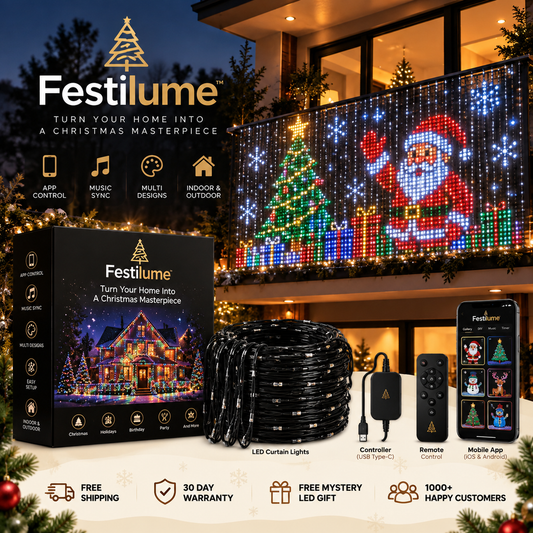 Festilume Smart Animated Christmas Balcony Lights - product photo 1