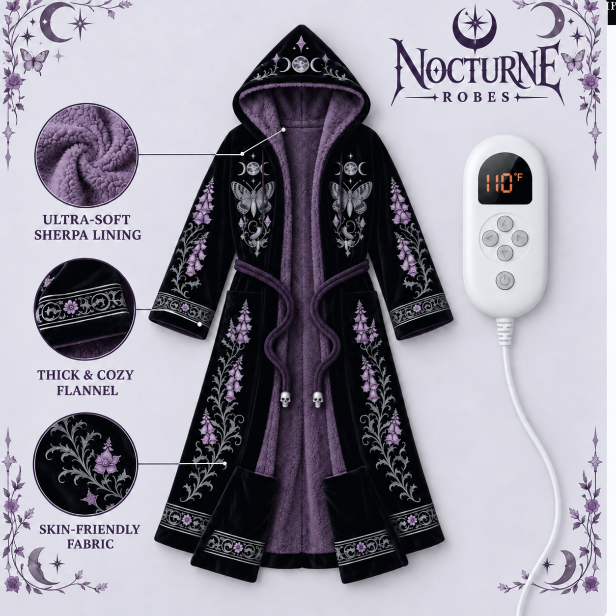 Heated robe - product photo 9 of 10