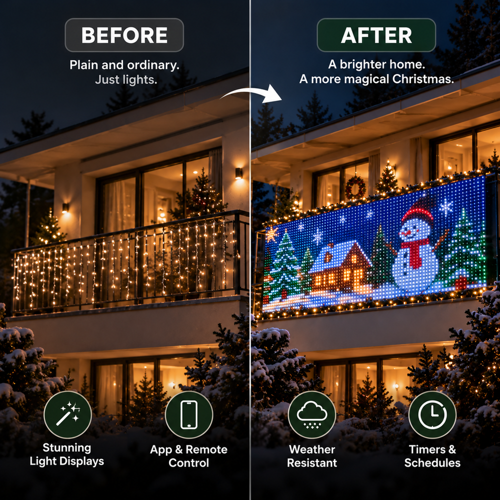 Festilume Smart Animated Christmas Balcony Lights - product photo 5