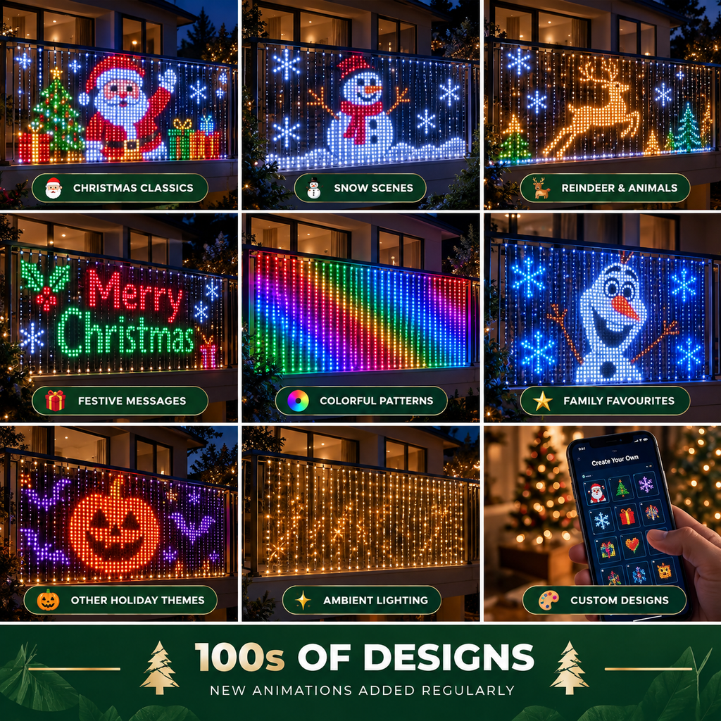 Festilume Smart Animated Christmas Balcony Lights - product photo 2