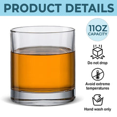 Custom 11oz Whiskey Glass-Personalized America 250th Anniversary Gifts-Raised In Pride
