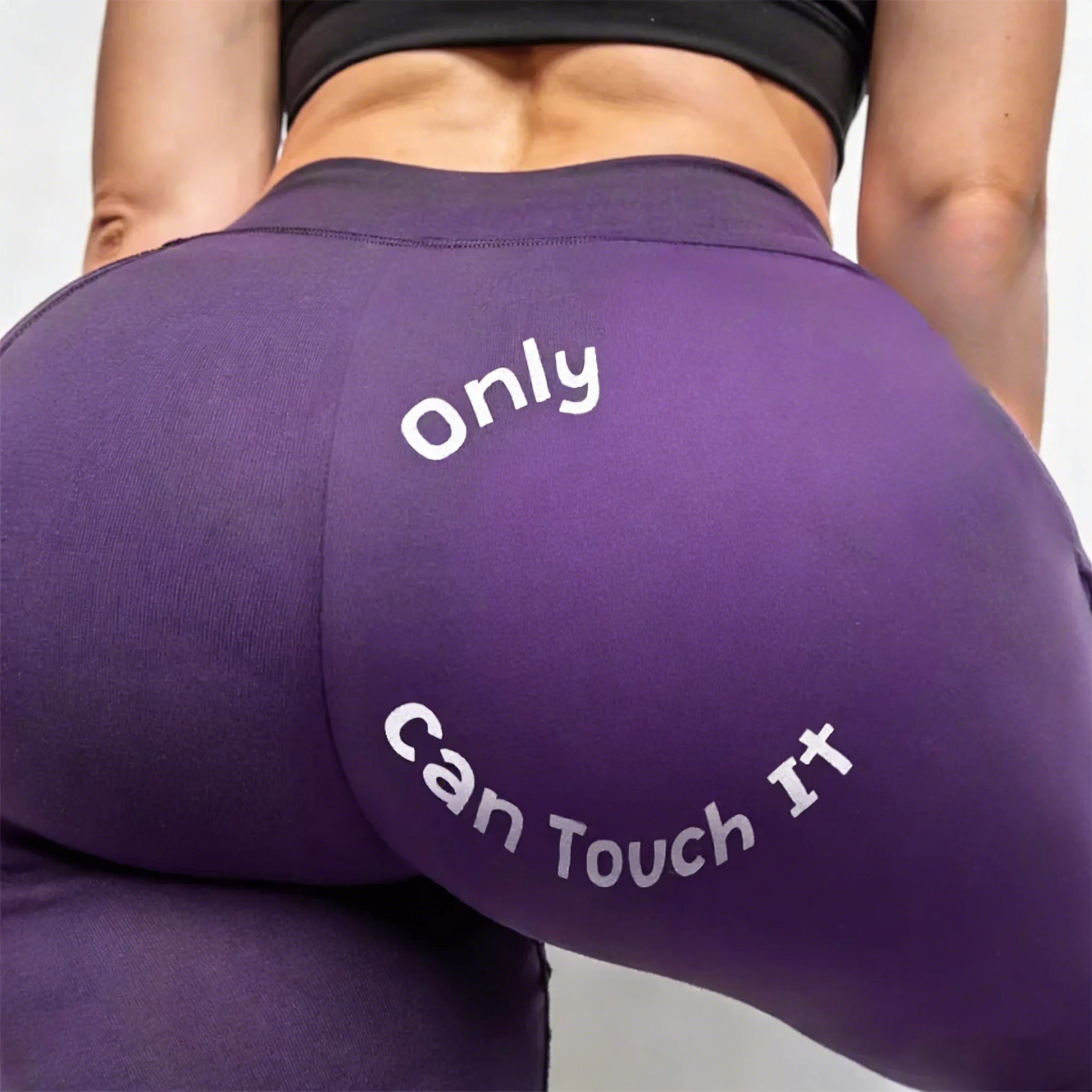 Custom Photo Not Yours, Never Will Be - Personalized Custom Women Leggings - Gift For Wife, Anniversary