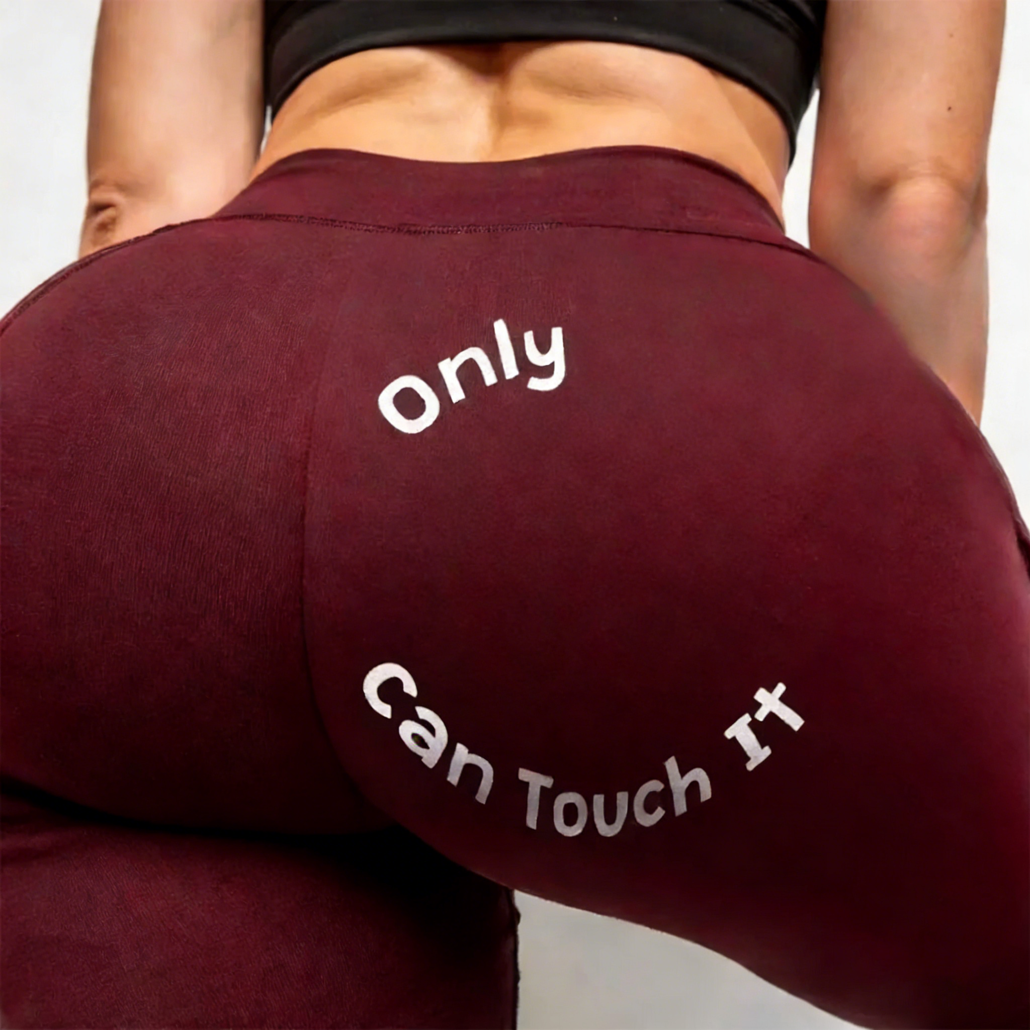 Custom Photo Not Yours, Never Will Be - Personalized Custom Women Leggings - Gift For Wife, Anniversary