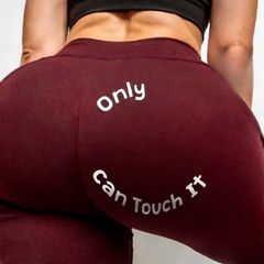 Custom Photo Not Yours, Never Will Be - Personalized Custom Women Leggings - Gift For Wife, Anniversary