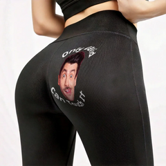 Custom Photo Not Yours, Never Will Be - Personalized Custom Women Leggings - Gift For Wife, Anniversary