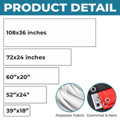 Custom Polyester Outdoor Banner - Personalized America 250th Anniversary Gifts For Mom, Dad, Brother, Sister, Kids - Strong As One