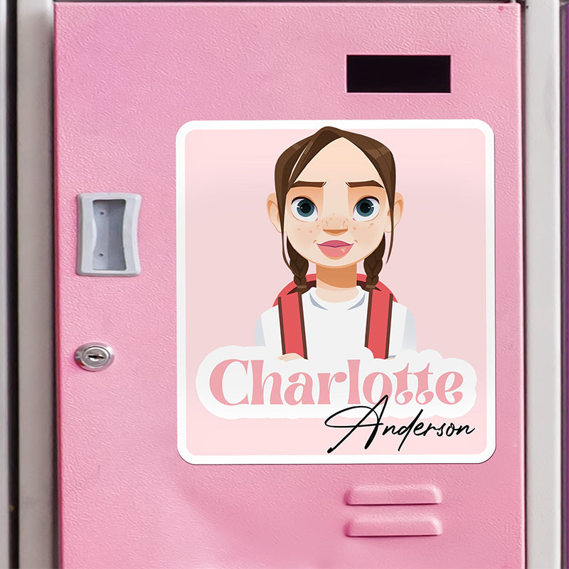 Name Magnet For School Locker - Personalized Magnet