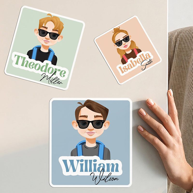 Name Magnet For School Locker - Personalized Magnet