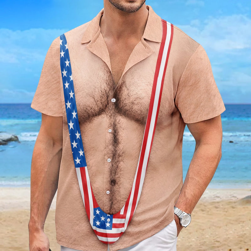 Custom Unisex Tropical Hawaiian Aloha Shirt - Personalized Summer Vacation And Travel Gifts For Men