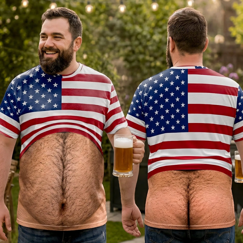 Custom Funny Patriotic T-shirt - Personalized Birthday Gifts For Men - Too Cool For Tea